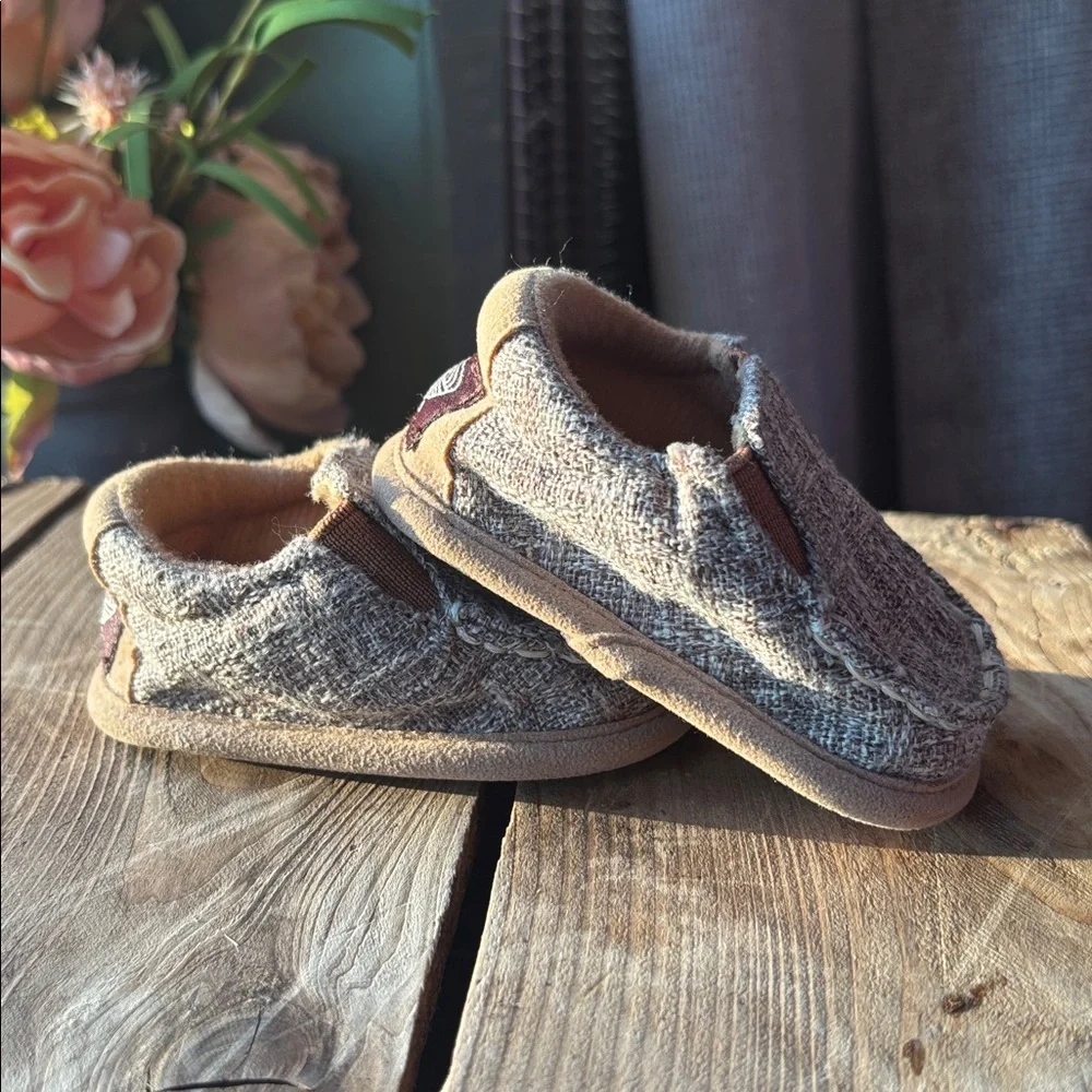 Twisted X Infant Slip-ons, Loafers, Moc Moccasin Shoes for Baby, Size 1 or 2